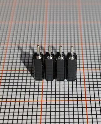 1x4 4 Pin Header Connector Female Pcb 2.54mm