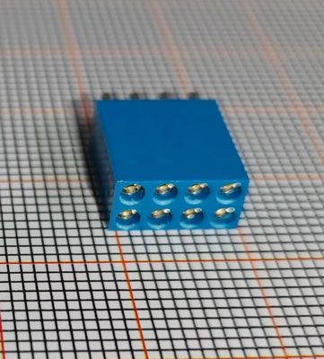 2x4 Smd Female Header Connector Right Angle 2.54 Pitch 8 Pin Header Connector